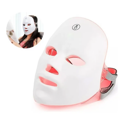 Mascara Facial con Luz LED - 7 modos de Fototerapia