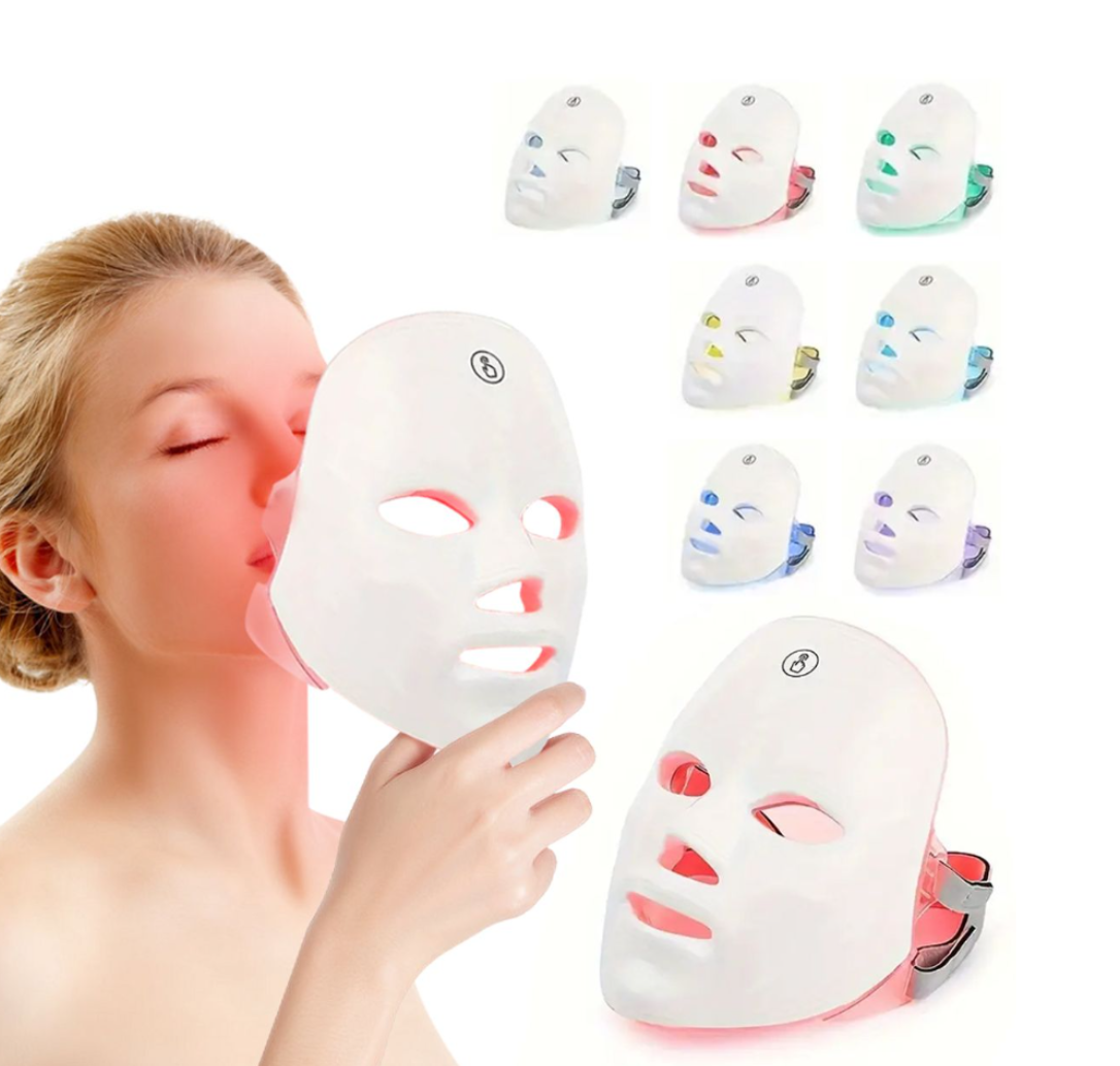 Mascara Facial con Luz LED - 7 modos de Fototerapia