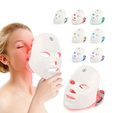 Mascara Facial con Luz LED - 7 modos de Fototerapia